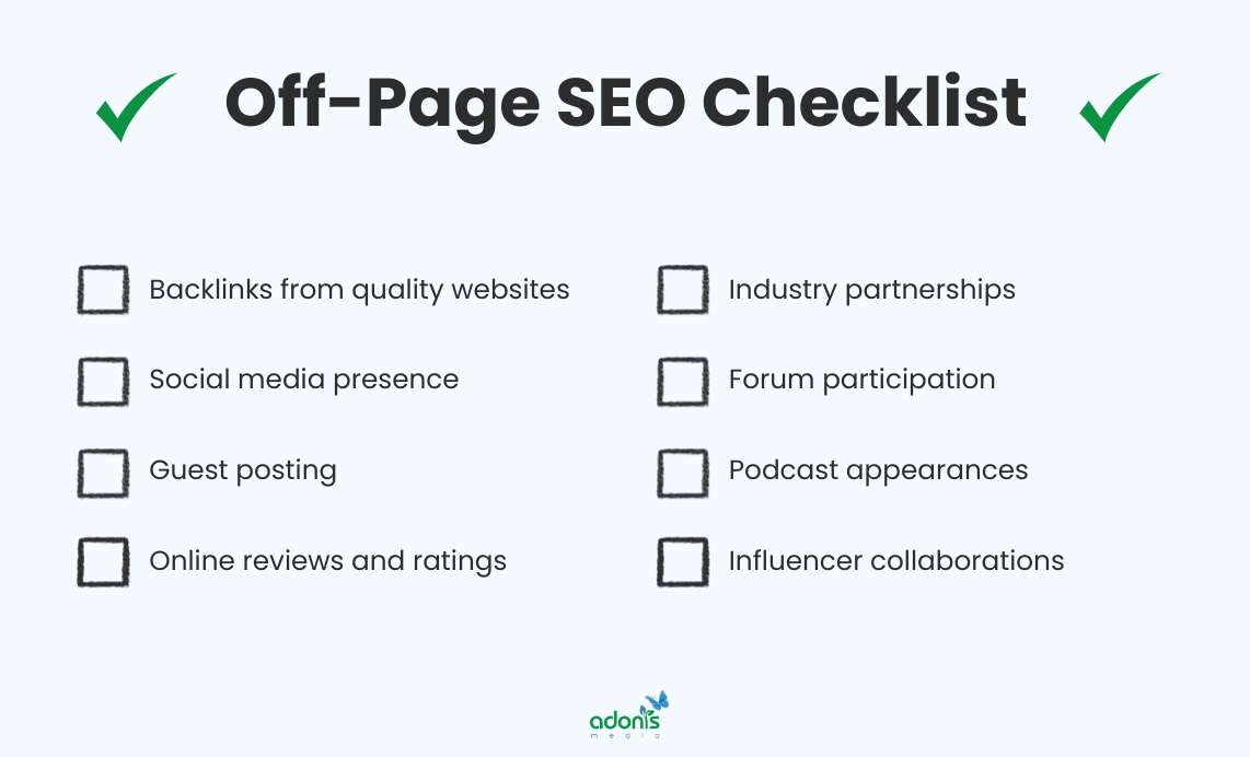 Off-page SEO checklist or key practices to remember